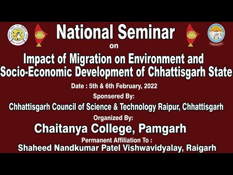 Impact of Migration on Environment and Socio-Economic Development of Chhattisgarh State