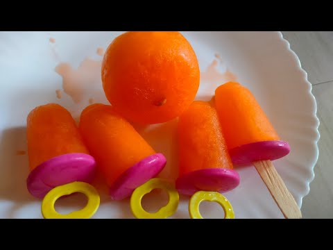 फक्त 5 रुपयात बनवा इतके सारे गारेगार, गारेगार रेसिपी, orange ice candy, ice popsicle, rasna garegar