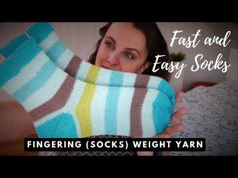 knitting pattern Fast and Easy Socks | Knitpicks Felici yarn | hand knitted socks