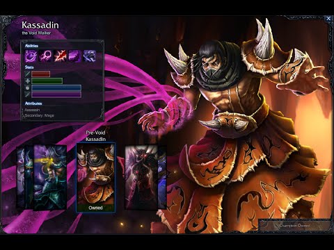 Pre Void Kassadin Skin Spotlight Gameplay 1080p HD
