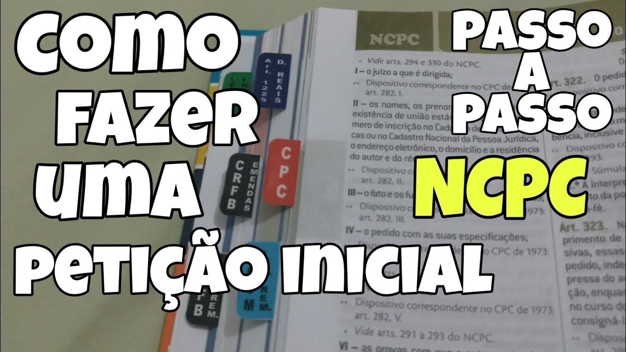 COMO FAZER UMA PETIÇÃO INICIAL DE DANOS MORAIS - PETIÇÃO INICIAL NO NOVO CPC PRONTO PETIÇÃO INICIAL