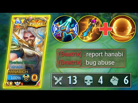 THIS NEW HANABI COMBO BUILD IS INSANE!!😱 (HACK DAMAGE) | HANABI BEST BUILD | MLBB