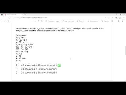 Quiz di logica per concorsi: equazioni a due incognite ed esercizi vari