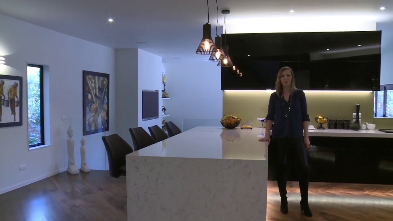 Black Beauty - striking black and gold kitchen - Mastercraft Kitchens