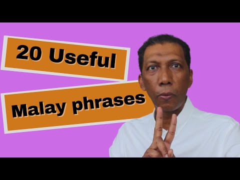 Speak Malay like A Malay - 20 Useful Phrases Pt1