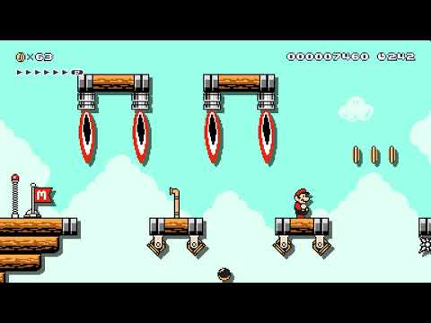 Super Mario Maker 2 🔧 Fox's Airship Barrage 🔧 by Fox92