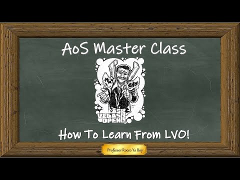 AoS Master Class— How To Learn From LVO!