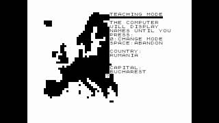 Geography 1 (longplay) for the ZX81