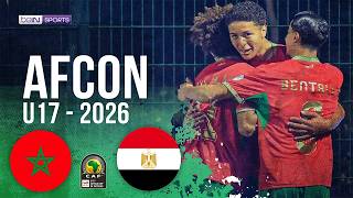 Morocco vs Egypt | HIGHLIGHTS AFCON U17 2026 | 05/19/2026 | beIN SPORTS USA