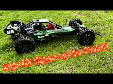 HPI Baja 5B Gas - Bashing and Terrorizing the Park!!