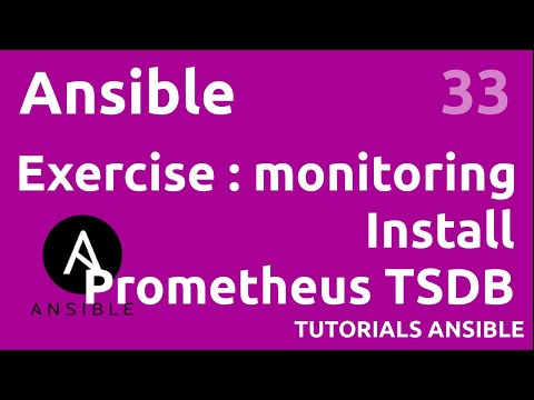 Exercises Monitoring install prometheus ANSIBLE 33