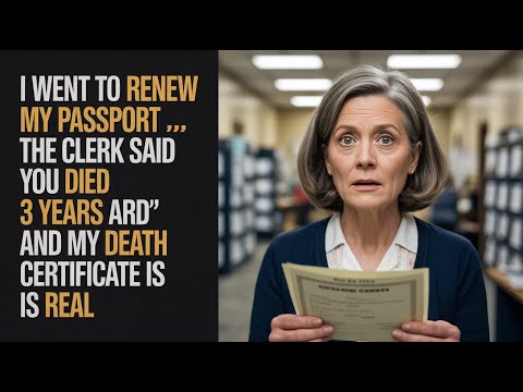 I Went To Renew My Passport — The Clerk Said 'You Died 3 Years Ago' And My Death Certificate Is Real