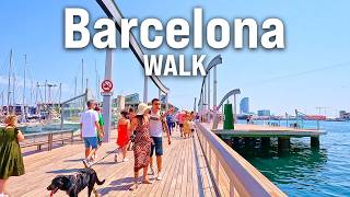 Download lagu BARCELONA, Spain Walking Tour & BEACH WALK with Captions [4K/60fps] mp3