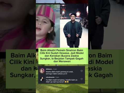 Baim Cilik Sekarang Sudah Besar. Saat Berjalan Catwalk Tampak Gagah