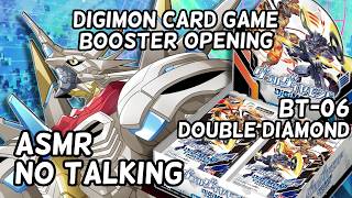 [ASMR] BT-06 Double Diamond | Digimon Booster Box Opening (No Talking)