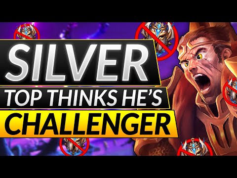 SILVER DARIUS Thinks He's Challenger - What EVERY TOPLANER MUST Know - LoL Guide