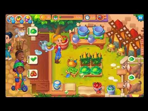 Cooking Farm - Hay & Cook Game - Level 219 🍎🌻🫐 - No Boosters - FULL STORY - CaroGamesNL