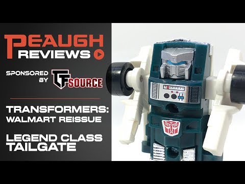 Video Review: Transformers Reissue G1 Autobot TAILGATE Minibot