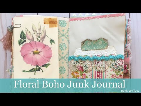 Boho Style Vintage Journal