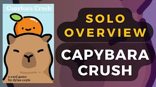 [Kickstarter Preview] Capybara Crush Solo Gameplay Overview| DaniCha