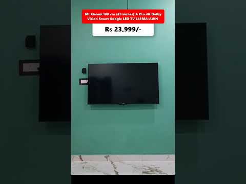 MI Xiaomi 108 cm (43 inches) A Pro 4K Dolby Vision Smart Google LED TV L43MA-AUIN