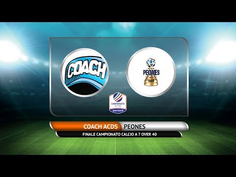 FINALE CAMPIONATO OVER 40 - Coach ACDS vs Peones