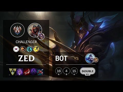 Zed Bot vs Ashe - KR Challenger Patch 10.13