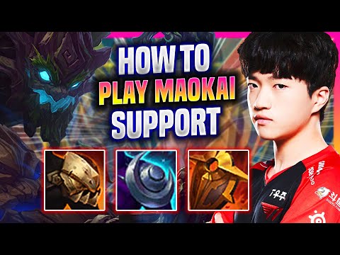 LEARN HOW TO PLAY MAOKAI SUPPORT LIKE A PRO! - T1 Keria Plays Maokai Support vs Rell! | Season 2022