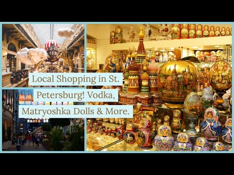 Local Shopping in Russia: Beluga Vodka, Amber, Matryoshka Doll and More! Union Art Store.