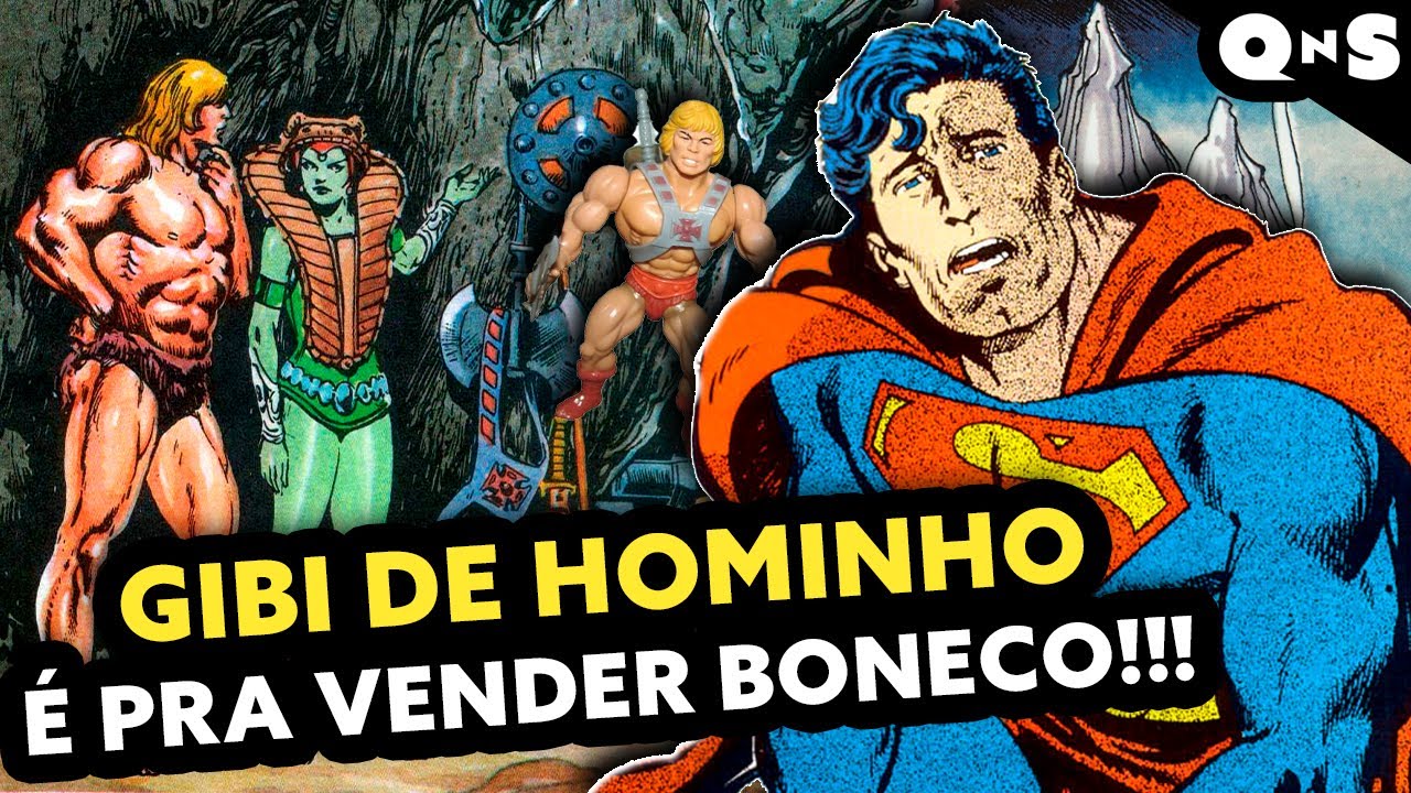 HE-MAN ANTES DA FAMA... CONTRA SUPERMAN! A indústria de brinquedos e os super-heróis