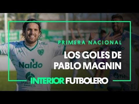 Los goles de Pablo Magnín, el goleador de la Primera Nacional 2019/20