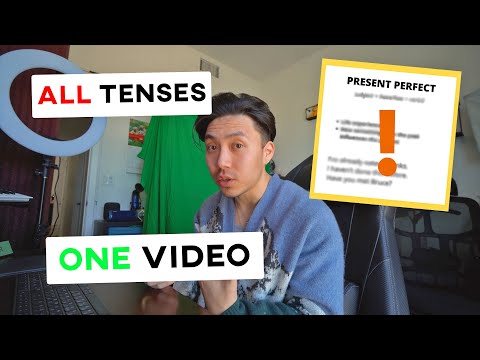 ALL ENGLISH TENSES in under 20 minutes! *english lesson*