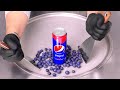 PEPSI Berry Ice Cream Rolls ASMR