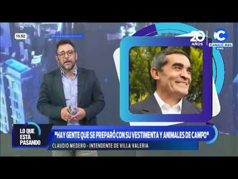 Villa Valeria celebró 119 años de su fundación | Claudio Medero, Intendente
