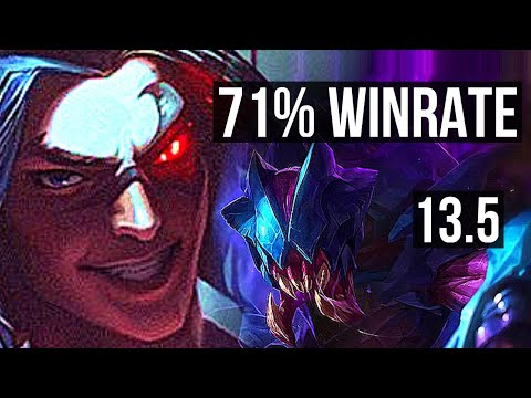 KAYN vs REK'SAI (JNG) | 10/1/13, 71% winrate, Legendary | KR Master | 13.5