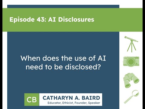 Episode 43: AI Disclosures