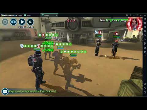 SWGOH BB vs Boba Scion of Jango