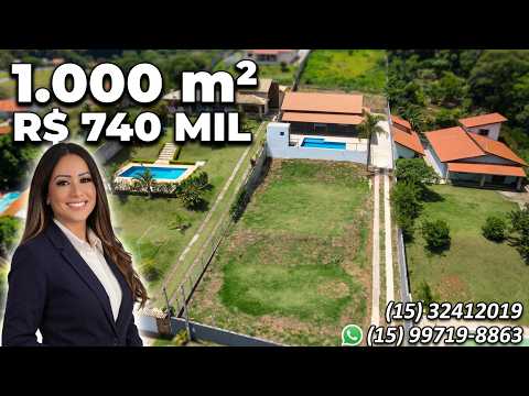 COD. 461-Bela Chácara de 1.000 m², em Condomínio Fechado – Ibiúna/SP. R$ 740 mil reais.