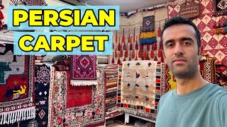 Iranian Carpets In Vakil Bazaar (English Subtitle)