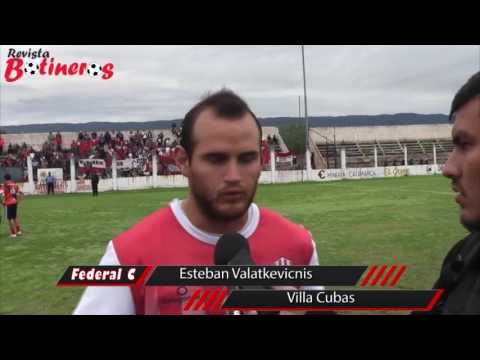 Federal C: Esteban Valatkevicnis - Villa Cubas