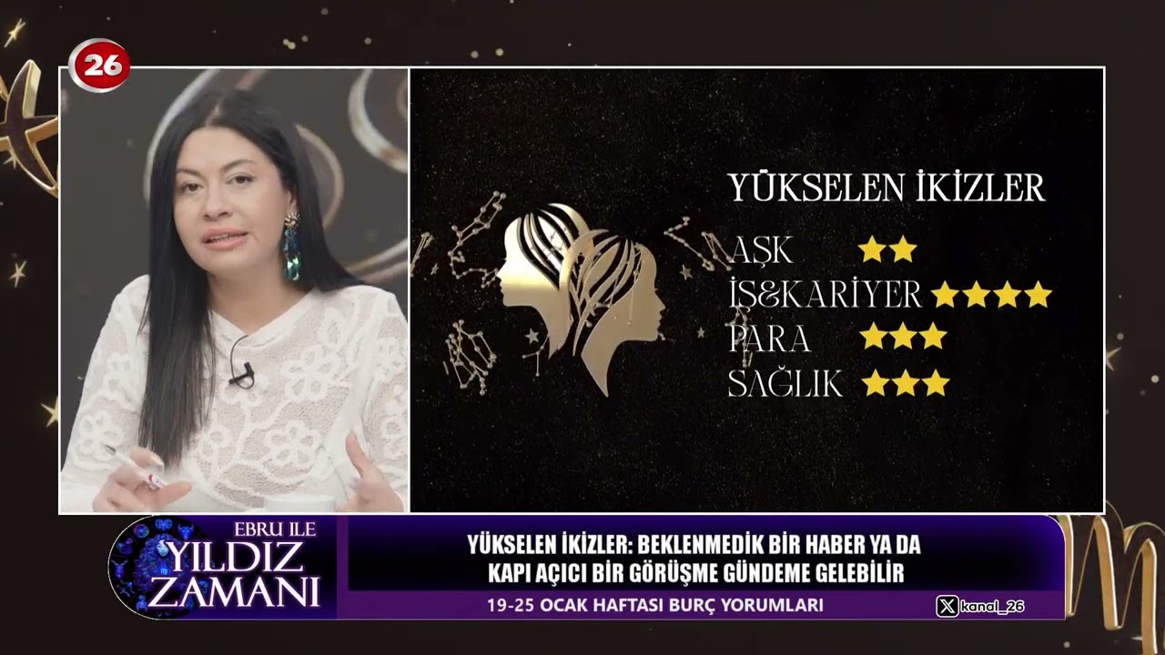 YÜKSELEN İKİZLER | 19 OCAK - 25 OCAK