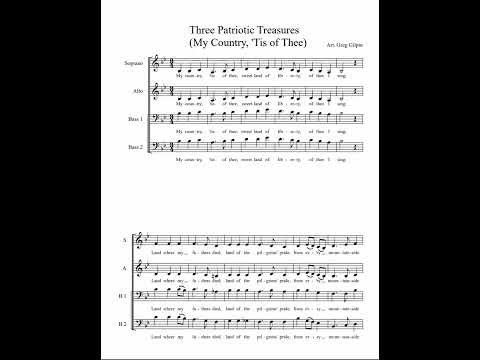 Three Patriotic Treasures Arranged by Greg Gilpin