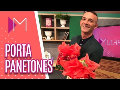 Porta-panetone com Patchwork - Mulheres (13/11/18)