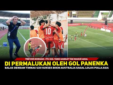 PELATIH AUSTRALIA TAK PERCAYA❗️Gol Indah Evan Pastikan Timnas U20 Lolos Piala Asia