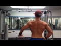 Entire back workout - with mens physique posing