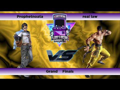 Flynn's Arcade 052 Grand Finals - Prophetnoata (Hwoarang) Vs real law (Law) Tekken 7 Tournament
