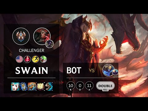 Swain Bot vs Ezreal - NA Challenger Patch 10.18