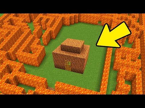 FAKİR EVİ VS LAV LABİRENT! 😱 Minecraft