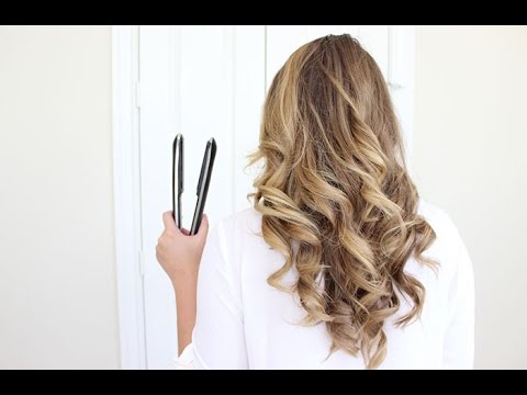 How To Curl Your Hair With A Flat Iron | Long Lasting