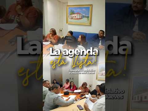 Agenda de Legislación cierre 2025 lista